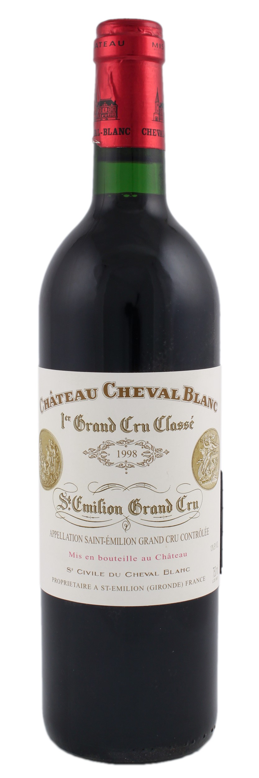 シャトー・シュヴァル・ブラン 1998 Cheval Blanc 赤 ボルドー Chateau Cheval Blanc 1998 | Wine.com