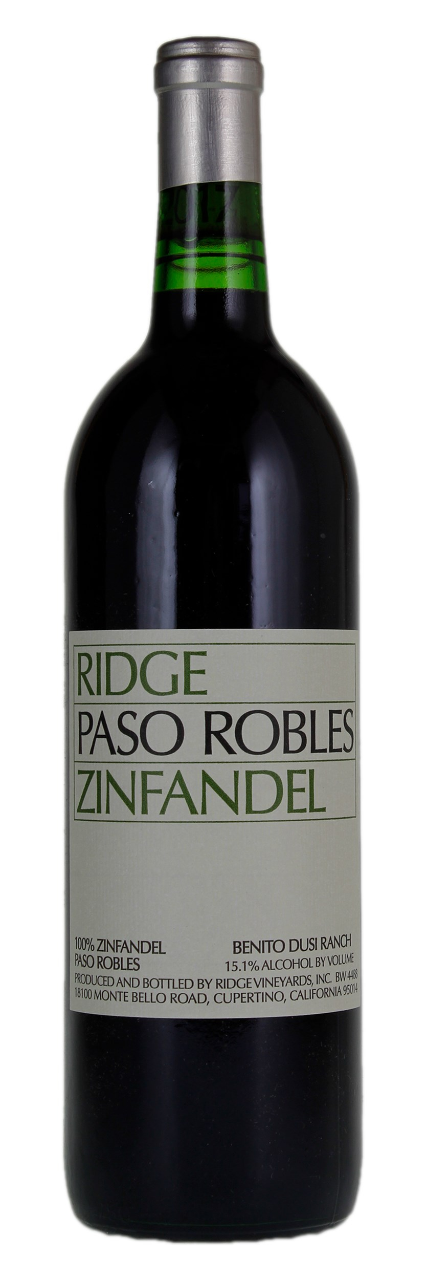 Ridge Paso Robles Zinfandel 2018 | Wine.com