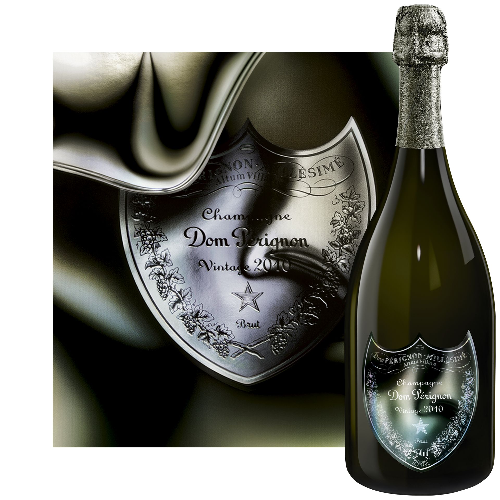 Dom Perignon X Lady Gaga 2010 Vintage with Gift Box 2010 | Wine.com