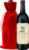wine.com Stag's Leap Wine Cellars Artemis Cabernet with Red Velvet Gift Bag  Gift Product Image