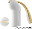 wine.com Vertical Rabbit Corkscrew in White/Gold  Gift Product Image