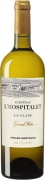 Chateau L'Hospitalet La Clape Grand Vin Blanc 2022  Front Bottle Shot