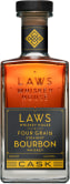 Laws Whiskey House Four Grain Cask Strength Straight Bourbon Whiskey  Front Bottle Shot