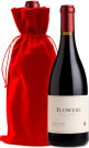 wine.com Flowers Sonoma Coast Pinot Noir with Red Velvet Gift Bag  Gift Product Image