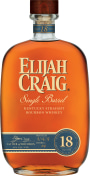 Elijah Craig 18 Year Single Barrel Bourbon Whiskey  Front Bottle Shot