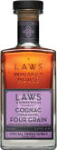 Laws Whiskey House Four Grain Cognac-Finished Straight Bourbon Whiskey  Front Bottle Shot