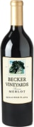 Becker Vineyards Reserve Merlot 2023  Front Bottle Shot