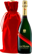 wine.com G.H. Mumm Brut Grand Cordon with Red Velvet Gift Bag  Gift Product Image