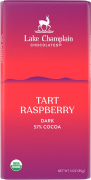 Lake Champlain Organic Dark Chocolate Tart Raspberry Bar  Gift Product Image