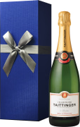 wine.com Taittinger Brut La Francaise with Blue Gift Box  Gift Product Image