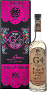 G4 Anejo de Madera Dia de Muertos Edition Tequila with Gift Box Front Bottle Shot