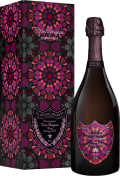 Dom Perignon Rose Limited Edition Gift Box by Damien Hirst 2010 Front Bottle Shot