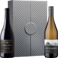 wine.com A Tale of Terroir: Pinot And Chardonnay with Silver Gift Box  Gift Product Image