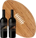 Intercept Wines & Football Cutting Board / Serving Tray Gift Product Image