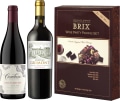 90 Point Red Wine & BRIX Wine Pairing Chocolate Gift Set Gift Product Image
