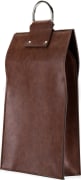 wine.com Admiral Faux Leather Brown Wine Tote  Gift Product Image