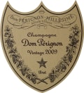 Dom Perignon Limited Edition 2 Bottles plus Six Glass Set 2009 Front Bottle Shot