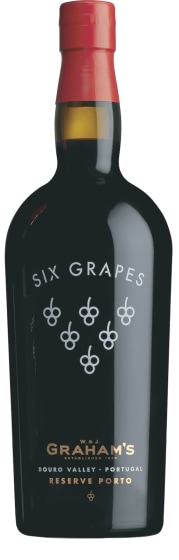 Graham's Six Grapes Reserve Ruby Port Front Bottle Shot