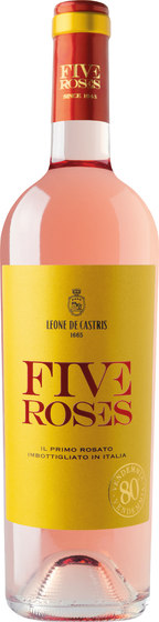 Leone de Castris Five Roses 2024 Front Bottle Shot
