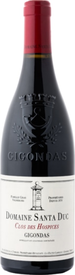Domaine Santa Duc Gigondas Clos des Hospices 2022 Front Bottle Shot