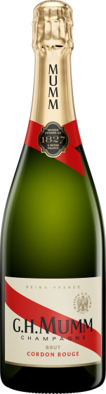 G.H. Mumm Brut Cordon Rouge Front Bottle Shot