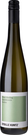 Sybille Kuntz Estate Mosel Riesling Qualitatswein Trocken 2020 Front Bottle Shot