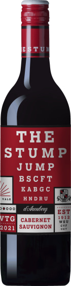 d'Arenberg The Stump Jump Cabernet Sauvignon 2021 Front Bottle Shot