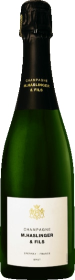 M. Haslinger & Fils Champagne Brut Front Bottle Shot