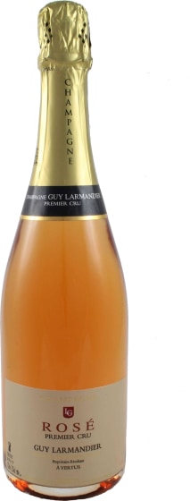 Guy Larmandier Vertus Brut Rose Front Bottle Shot