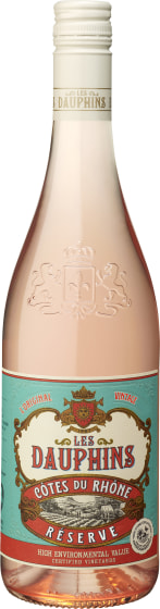 Cellier des Dauphins Les Dauphins Cotes du Rhone Reserve Rose 2024 Front Bottle Shot