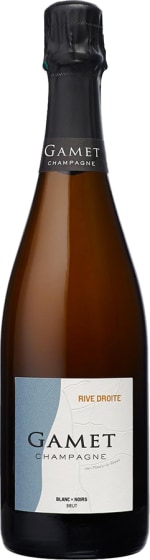 Gamet Rive Droite Blanc de Noirs Extra Brut Front Bottle Shot