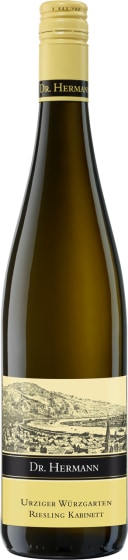 Dr. Hermann Urziger Wurzgarten Riesling Kabinett 2022 Front Bottle Shot