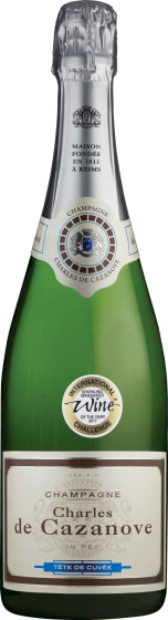 Charles de Cazanove Tete de Cuvee Brut Front Bottle Shot