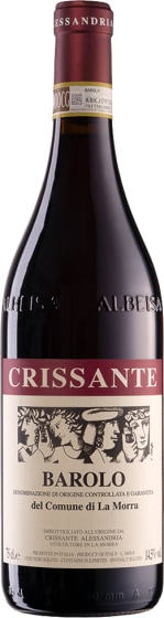Crissante Alessandria Barolo del Comune di la Morra 2020 Front Bottle Shot