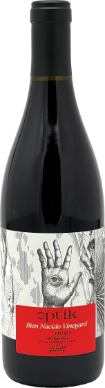 Optik Bien Nacido Pinot Noir 2021 Front Bottle Shot