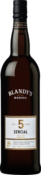 Blandy's 5 Year Sercial Dry Madeira Front Bottle Shot