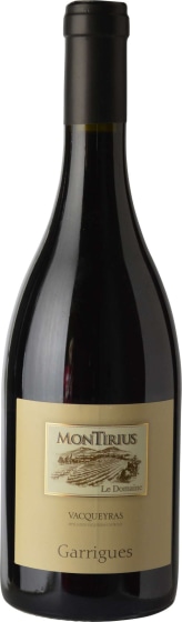 Montirius Vacqueyras Garrigues 2019 Front Bottle Shot