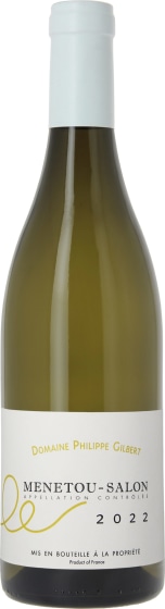 Domaine Philippe Gilbert Menetou-Salon Blanc 2022 Front Bottle Shot