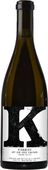 K Vintners Art Den Hoed Vineyard Viognier 2024 Front Bottle Shot