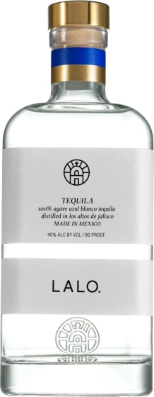 LALO Blanco Tequila Front Bottle Shot