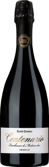 Cleto Chiarli Centenario Lambrusco di Modena Amabile Front Bottle Shot