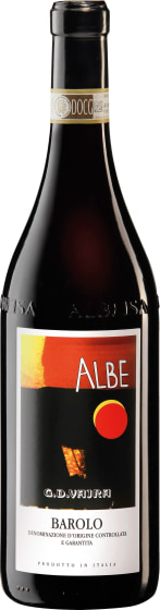 G.D. Vajra Barolo Albe 2021 Front Bottle Shot