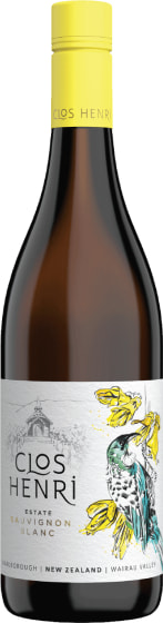 Clos Henri Estate Sauvignon Blanc 2025 Front Bottle Shot