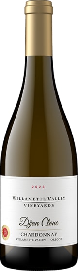 Willamette Valley Vineyards Dijon Clone Chardonnay 2023 Front Bottle Shot