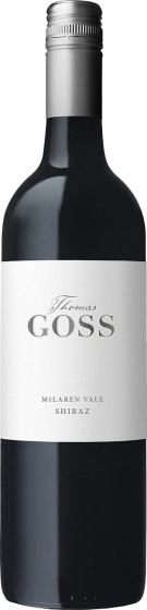 Thomas Goss Shiraz 2022 Front Bottle Shot