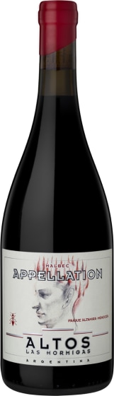 Altos Las Hormigas Appellation Paraje Altamira Malbec 2021 Front Bottle Shot