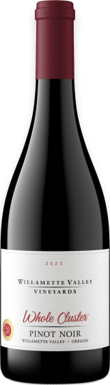 Willamette Valley Vineyards Whole Cluster Pinot Noir 2023 Front Bottle Shot