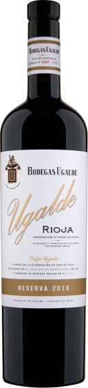 Bodegas Ugalde Felipe Ugalde Reserva 2016 Front Bottle Shot