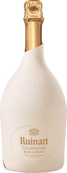 Ruinart Brut Blanc de Blancs (Second Skin Gift Wrapped Bottle) Front Bottle Shot