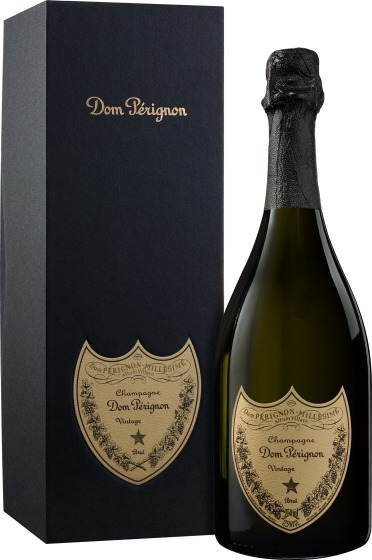 Dom Perignon Vintage with Gift Box 2017 Front Bottle Shot